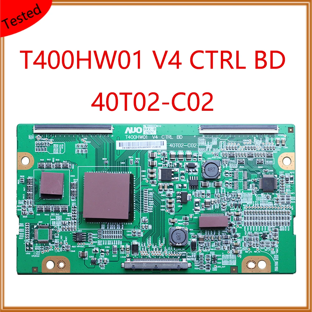 

T400HW01 V4 CTRL BD 40T02-C02 40 Inch TV T Con Board Display Equipment Teste De Placa TV Original Tcon Card Plate T-CON Board