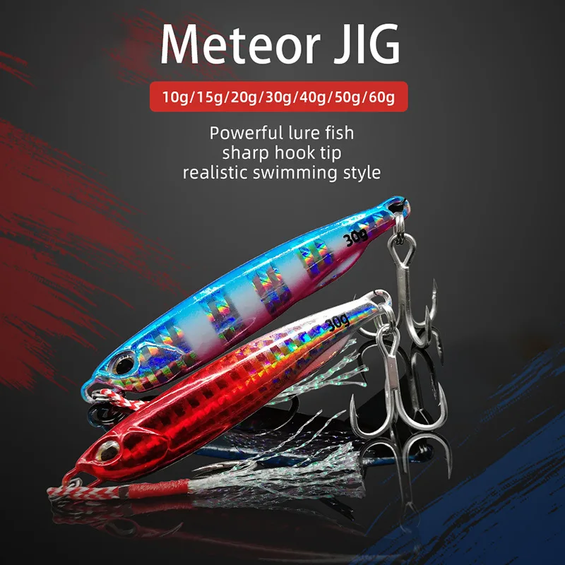 2021 Japen Metal Cast Jig Spoon 10/15/20/30/40/50g Shore Casting Jigging Fish Sea Bass Fishing Lure Artificial Bait Tackle 썸네일 2