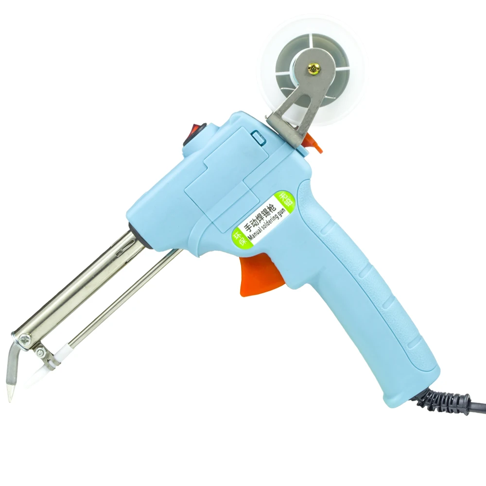 Electric soldering gun 110V 220V 60w solder gun automatic tin soldering iron set external heating plug professional tool kit