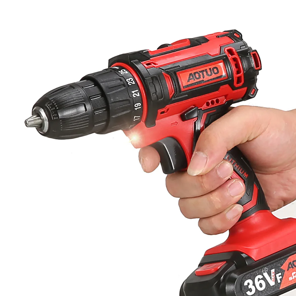 12V 18V 21V Cordless Drill Electric Screwdriver Mini Wireless Power Driver DC Lithium-Ion Battery Repair Tool