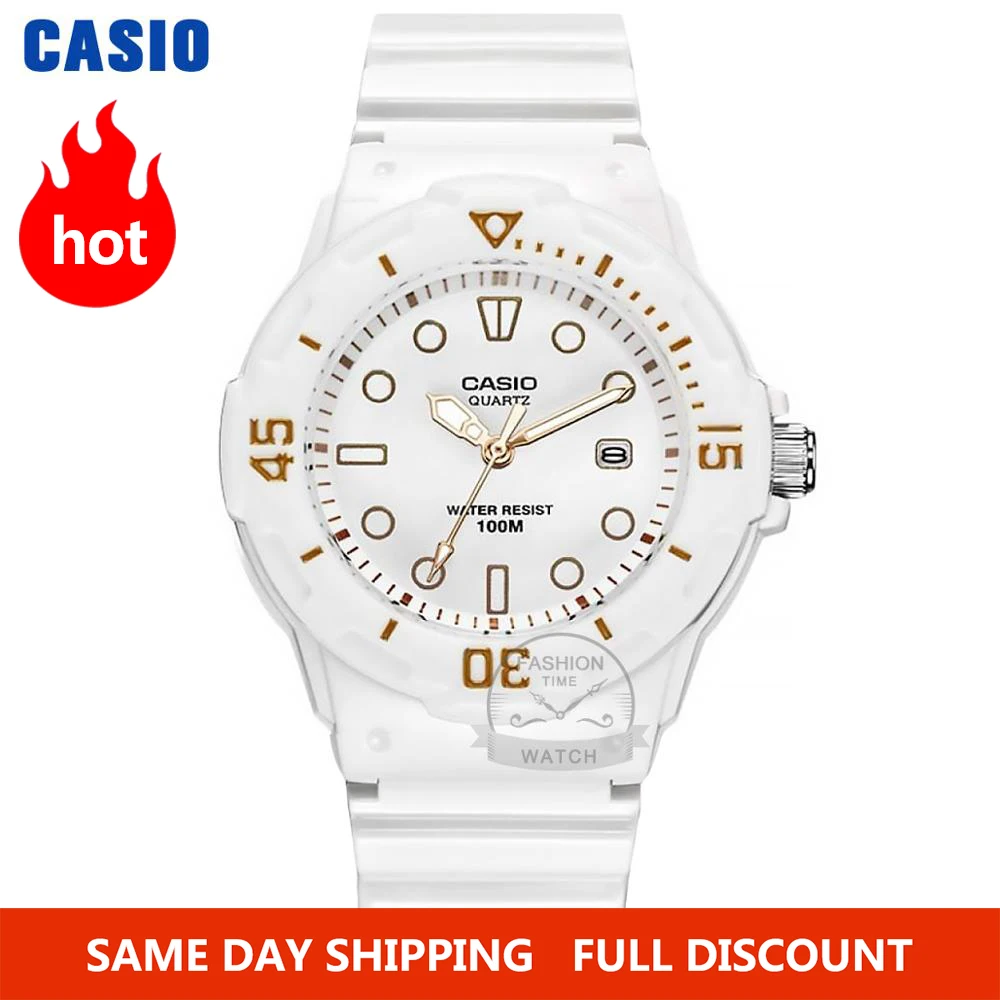 Casio watch đồng hồ lặn nữ Thiết lập thương hiệu hàng đầu sang trọng 100m không thấm nước Quartz Đồng hồ đeo tay nữ Quà tặng Đồng hồ đeo tay thể thao dạ quang relogio feminino reloj mujer montre homme bayan kol saati