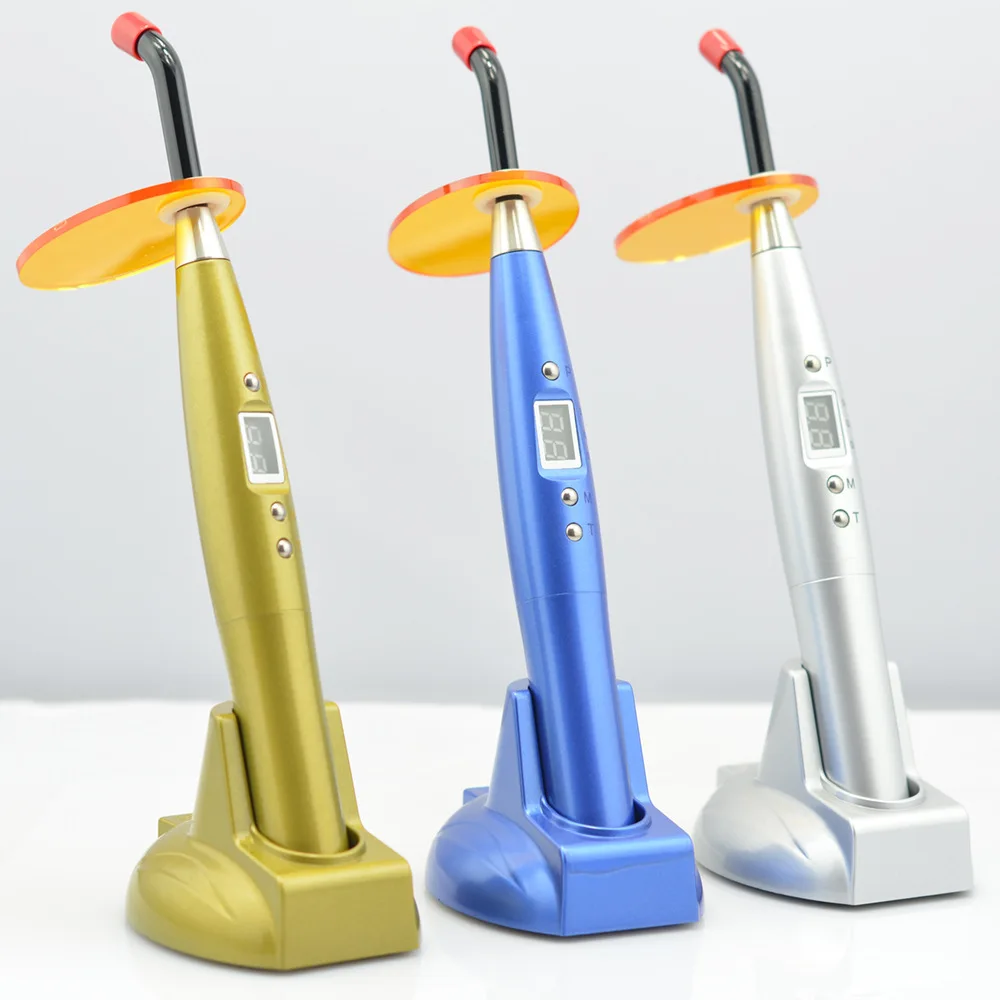 Dental Equipment 5s Cordless LED Curing Light Lamp 1500mw For teeth Cure Solidify