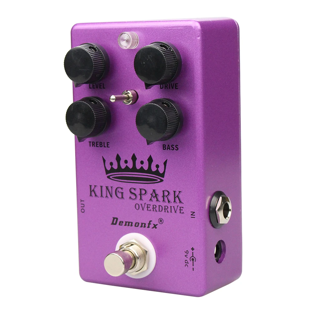 Demonfx King Spark Overdrive Guitar Effect Pedal NEW High Quality Overdrive With True Bypass