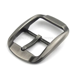 1x 40mm Metal Belt Buckle Center Bar Single Pin Buckle Men's Fashion Belt Buckle for 37-39mm Belt Leather Craft Accessories