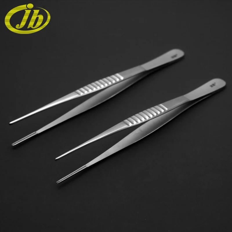 Notched Forceps stainless steel 16cm tissue forceps surgical operating instrument cosmetic plastic surgery