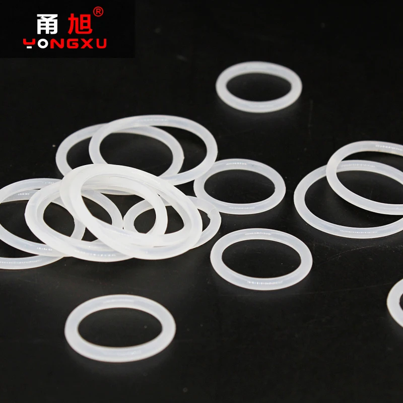 10PCS/Lot VMQ O Ring Seal Gasket Thickness CS1.8/2.65mm ID1.8-40mm Silicone Rubber Insulation Waterproof Washer Green Non-toxic