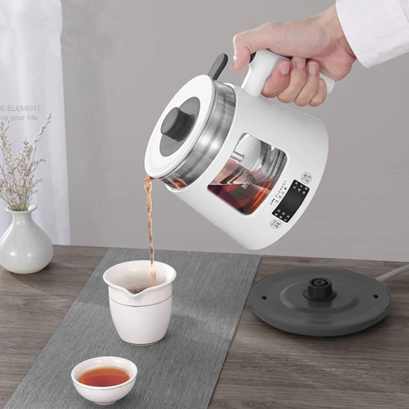 800ml Electric Kettle Automatic Teapot Smart Boiled Tea Pot Tea Meker with Filter Heat Preservation Health Preserving Pot 220V