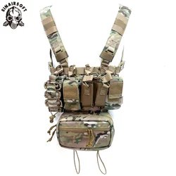 Combat Paintball Multi-pocket Tactical Equipment Hunting Vest Chest Rig Battlefield Outdoor Camping Hiking USMC