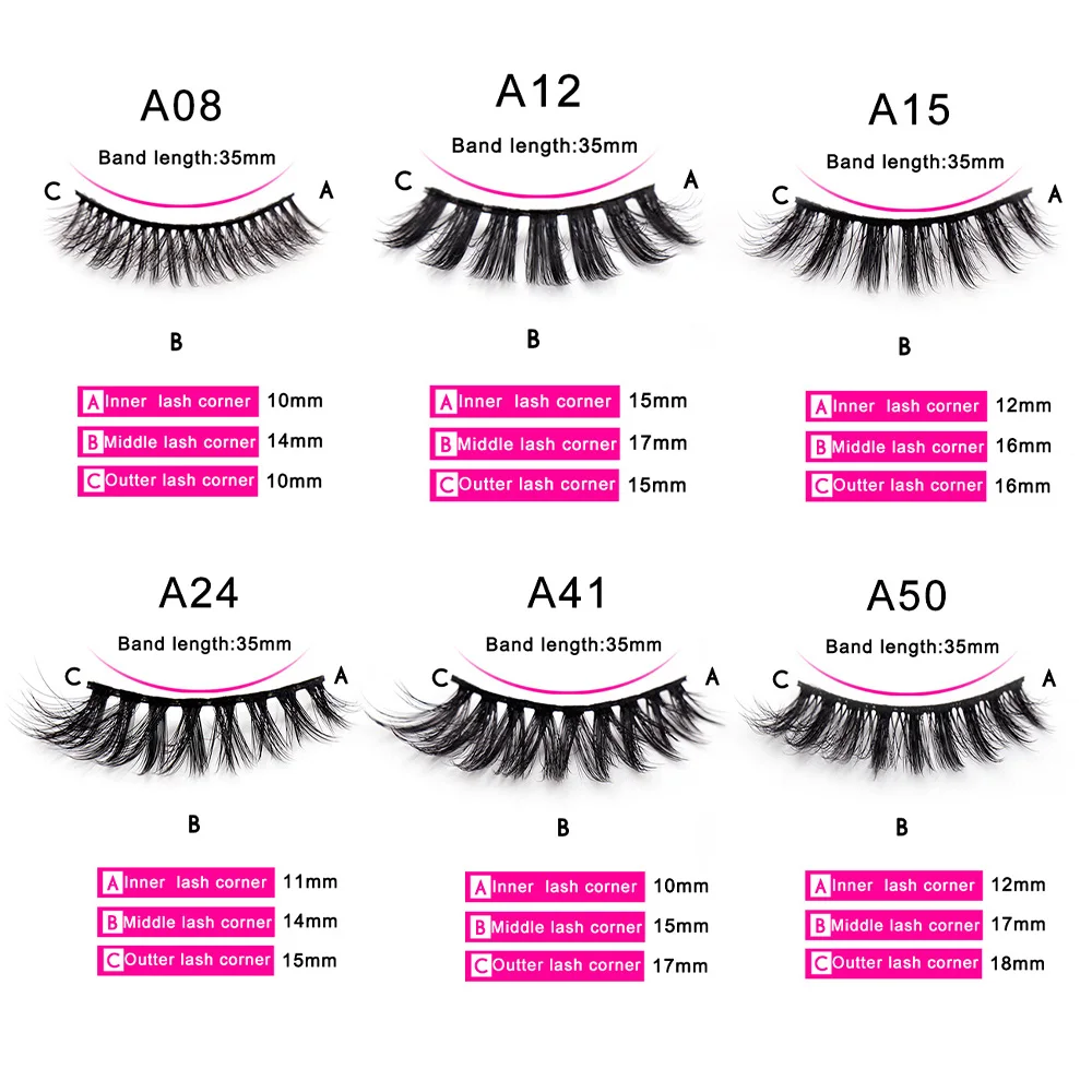 Wimpern 5/10/16 Paar 3D Faux Nerz Wimpern Natürliche Falsche Wimpern Wiederverwendbare Dramatische Volumen Wimpern Make-Up Wimpern Verlängerung – Detail 7