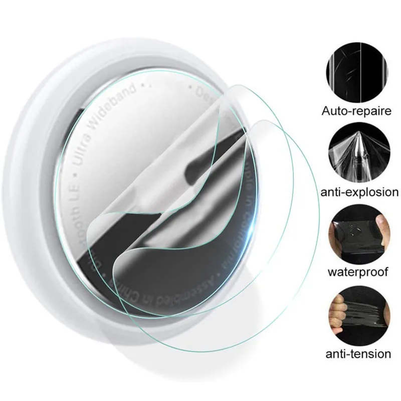 3 قطعة لينة الترا واضح طبقة رقيقة واقية حماية الحرس ل أبل Airtag محدد تتبع مكافحة خسر حامي غطاء (وليس الزجاج)