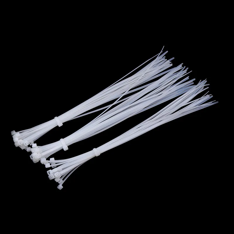 1000pcs/lot Self-locking plastic nylon cable tie 3*4/5/8 * 60/80/100/120/150/200/250/300/350MM  cable tie fastening ring