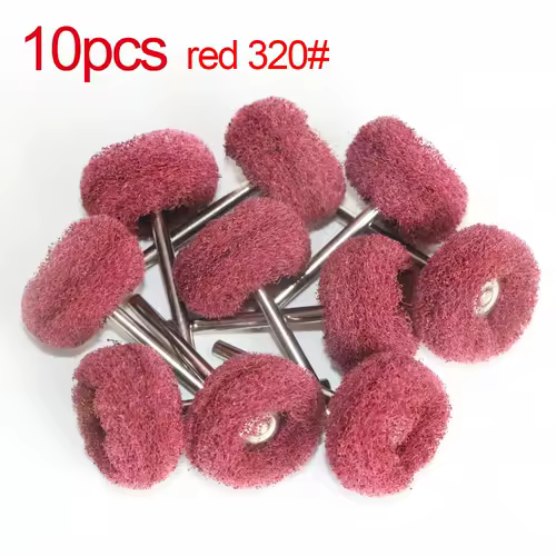 1" Wool Felt Grinding Sanding Head Abrasive Buffing Wheel 2.35/3mm Shank Cotton Thread Polishing Mini Brush for Dremel Dril - Image 10