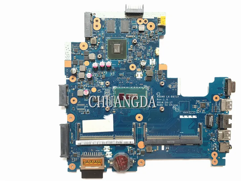 FOR HP 240 G3 14-R Laptop LA-B971P 762240-501 762240-001 AS046 I5-5200U 820M/2GB Motherboard