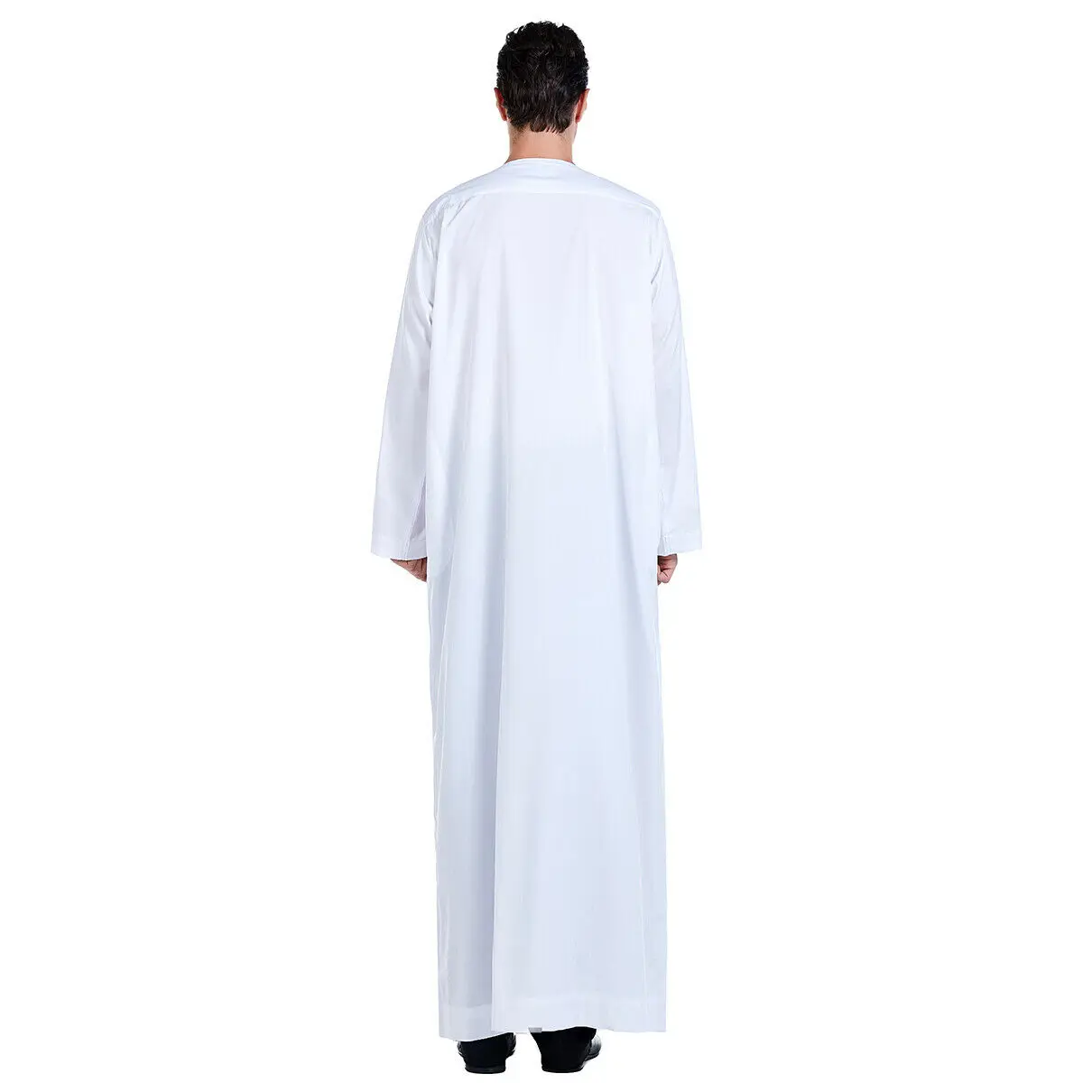 Men Muslim Islamic Clothing Arabic Dubai Traditional Abaya Dress Kaftan Turkish Ramadan Bairam Eid Prayer Jubba Thobe Long Robes