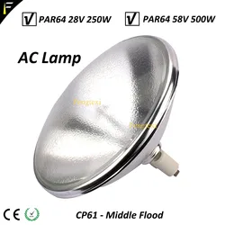 Traditional Par Lamp Par64 28V 250W AC Lamp CP60 For Par Light PAR 64 ACL Lamp VNSP (Very Narrow Spot) 250 Watts