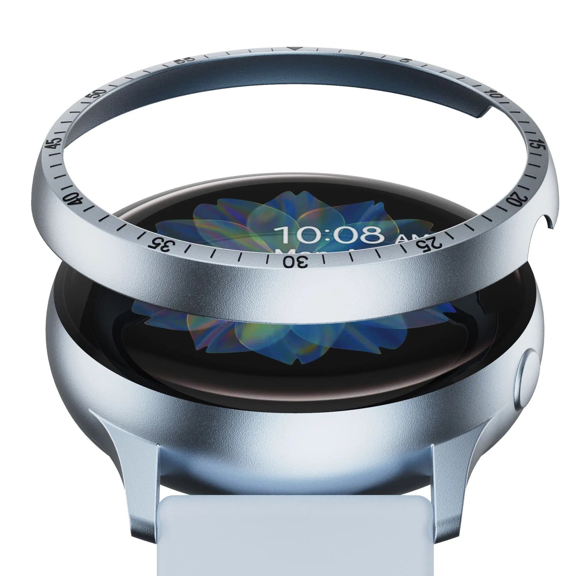 Samsung galaxy watch active 2,40mm,44mm用のベゼル,保護ケース,スポーツ接着剤,金属バンパー,アクセサリーactive240用