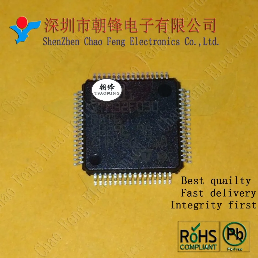 5PCS MC9S08AC60CPUE MC9S08AC60 MC9S08A STM32F030R8T6 STM32F030 TM4C123FH6PMI TM4C123F LPC2148FBD64 QFP64 New Original