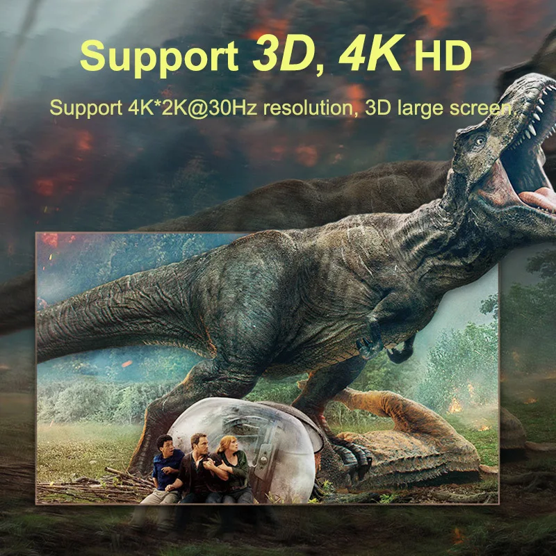 HDMI-совместимый 4K сплиттер переключатель преобразователь адаптер для Apple Tv PS4 1 в 2 выход порт дисплея монитор Аксессуары для проекторов