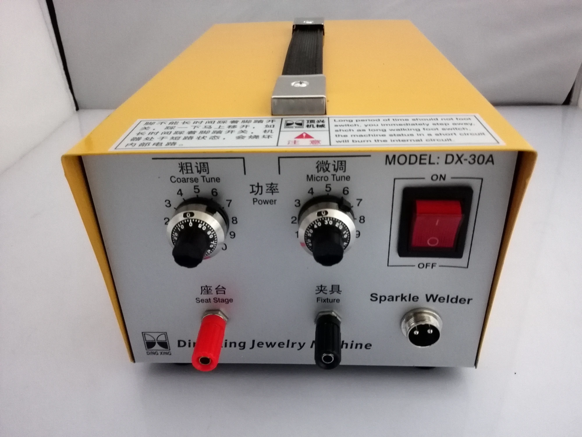 DX-30A 200W Pulse Sparkle Spot Welder Gold Silver Platinum etc. Jewelry Welding Machine+Handheld Pulse spot welding handles