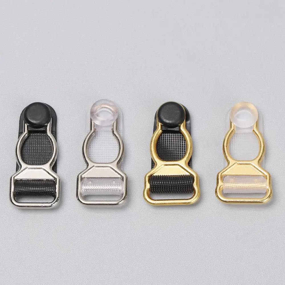 10/12mm Underwear Accessories Adjusting Buckle Belt Clip Hooks Hosiery Stocking Grips Alloy Sock Clips Suspender Ends Buckles