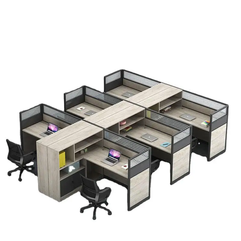 Office furniture, computer desk, simple and modern office desk and chair combination screen office desk