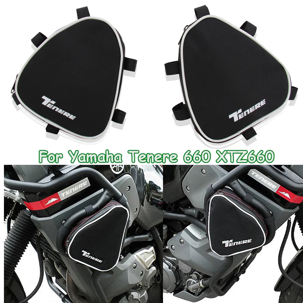 For Yamaha XT660Z XTZ 660 Tenere 660 Motorcycle Frame Crash Bars Waterproof Bag Repair Tool Placement Bag