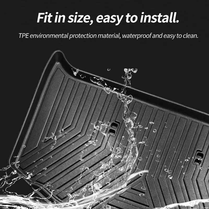 Automotive Interior All-Weather Cargo Liners Car Boot Lower Compartment TPE Trunk Frunk Mats For Jimny Suzuki 2019 2020 2021Year