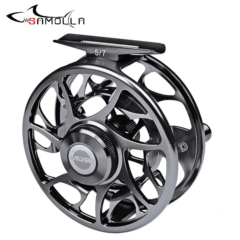 High Quality Fishing Reel Fly Fishing Reel Olta Makaralar Mulinelli Da Pesca Moulinet Peche En Mer Fly Reel Pesca Drag Angeln