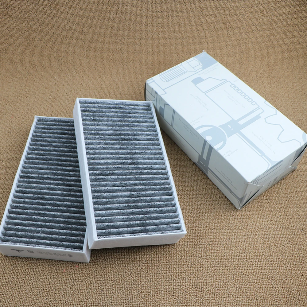 Car Cabin Filter Charcoal Set For Mercedes Benz High Quality 164 830 0218 Pair 1648300218 A1648300218