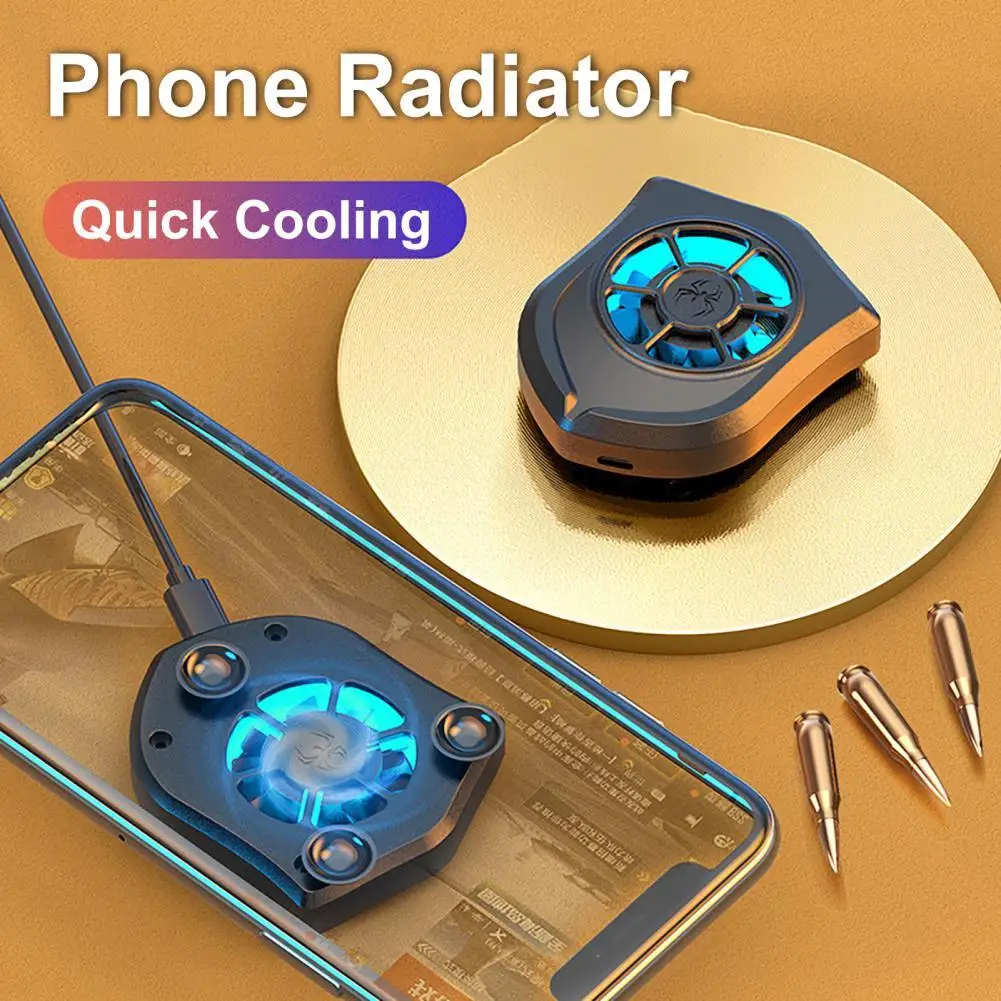 Phone Radiator   Suction Cup Mute Phone Cooler  Phone Heat Sink Useful Phone Cooling Holder