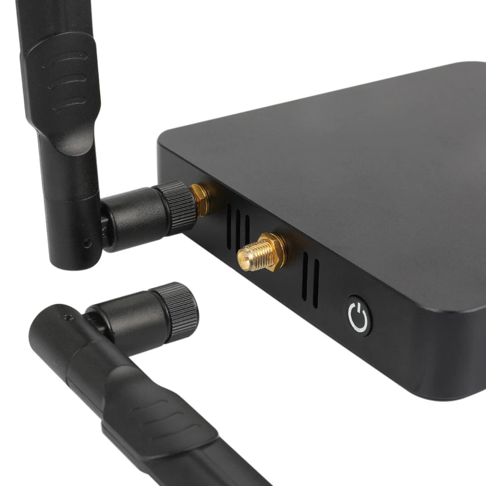 UGOOS-Caixa de TV inteligente Android, Media Player Set Top Box, Amlogic S922X-J, DDR4, 4GB, 32GB, BT 1000M, AM6B Plus, WiFi 6, Android 9.0