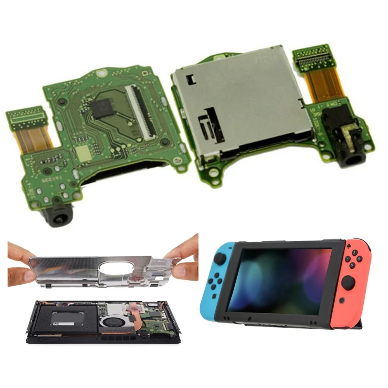 Berufs Spiel Patrone Karte Slot Ersatz Reader Konsole Kopfhörer Jack Port Buchse für Nintendo-Schalter Reparatur