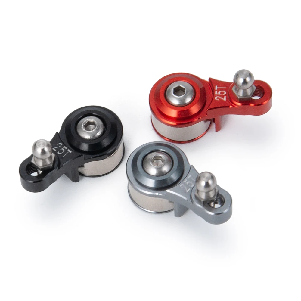 AXSPEED 25T Servo braccio in metallo regolabile in lega # A per TRX-4 TRX4 1/10 RC Rock Crawler parti di aggiornamento del modello di auto