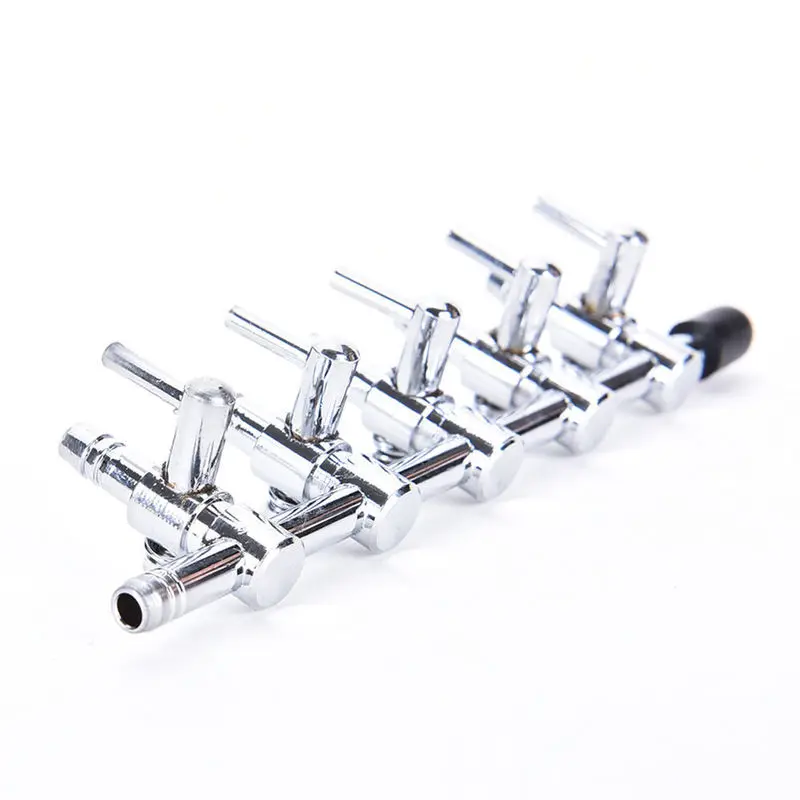 1PCS Stainless Steel Distributor Air Flow Control Valve Fish Tank Dedicated Trachea Splitter Aquarium Oxygen Pump Accessories