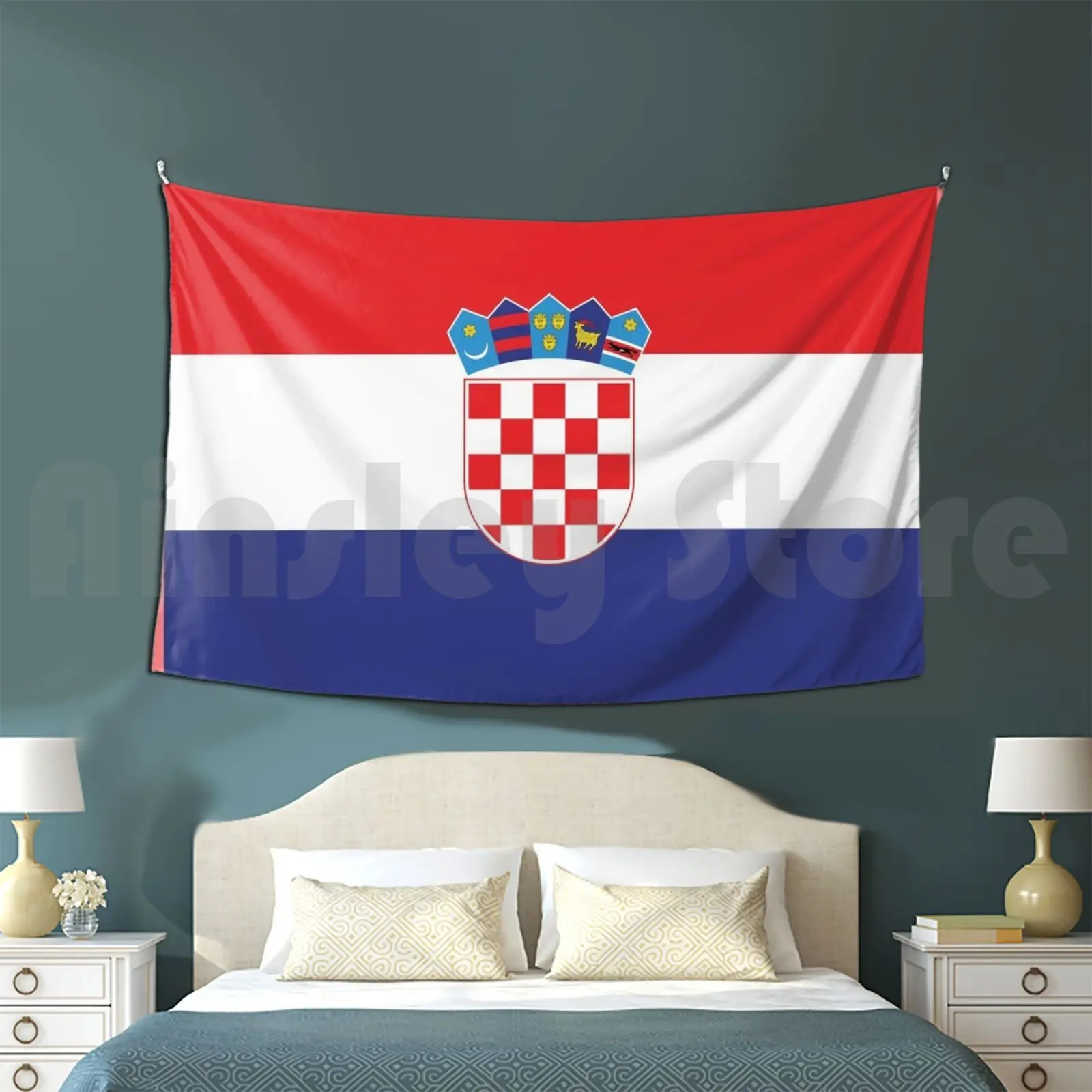 Croatia Customized Tapestry Cuba United Arab Emirates Uae Country Flag Country Flag Flag Country