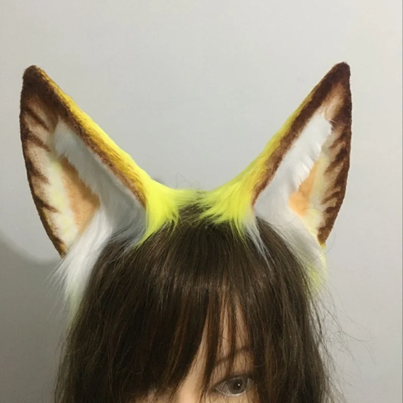 New Handmade TERA Alieen Animal Cosplay Hairhoop Animation Cosplay Role Play Animal Ear Custom Fox Wolf Ear Cat Ear Headwear