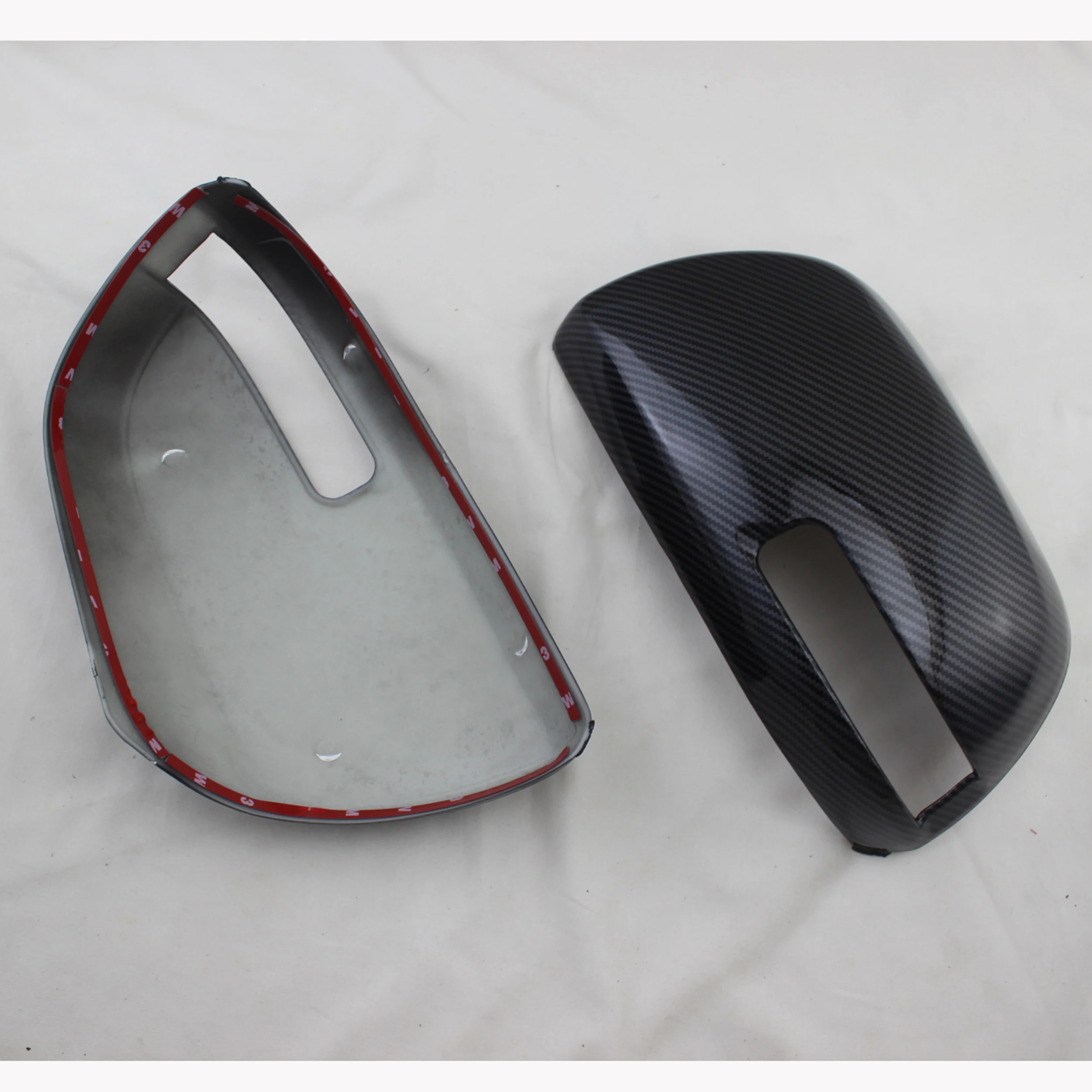 For Toyota Voxy Vigo Fortuner Alphard Noah Vellfire Estima Vanguard ACR50 2pcs Carbon fiber Door Mirror cover
