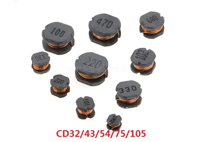 10PCS Inductor 2.2/3.3/4.7/6.8/10/15/33/47/68/100uh/Mh CD32/43/54/74/75/104/105/127 0520 0630 0650 1040 5040 1265 3D16 4D28 5D28