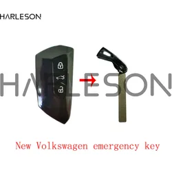 Blank Insert Smart Remote Emergency Key Blade For VW New GOLF 8 Replacement Smart key blade