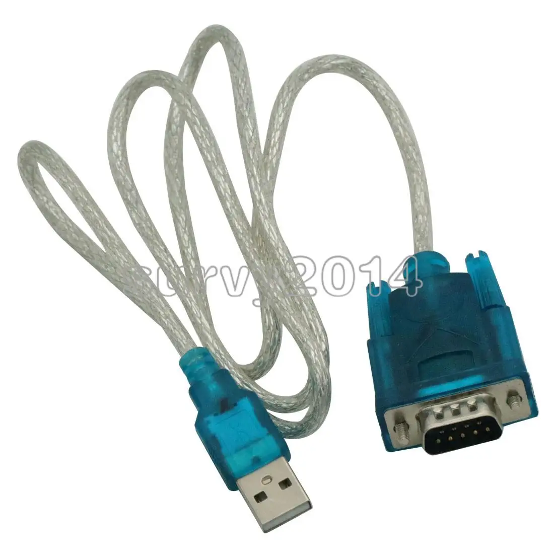 CH340 USB to RS232 COM Port Serial 9 Pin DB9 Cable Adapter Support Windows7 For PC PDA GPS