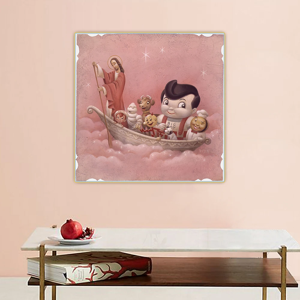 Citon Mark Ryden《Dead Character》Surrealist Canvas Art Oil Painting Artwork Poster Picture Wall Decor Modern Home Decoration