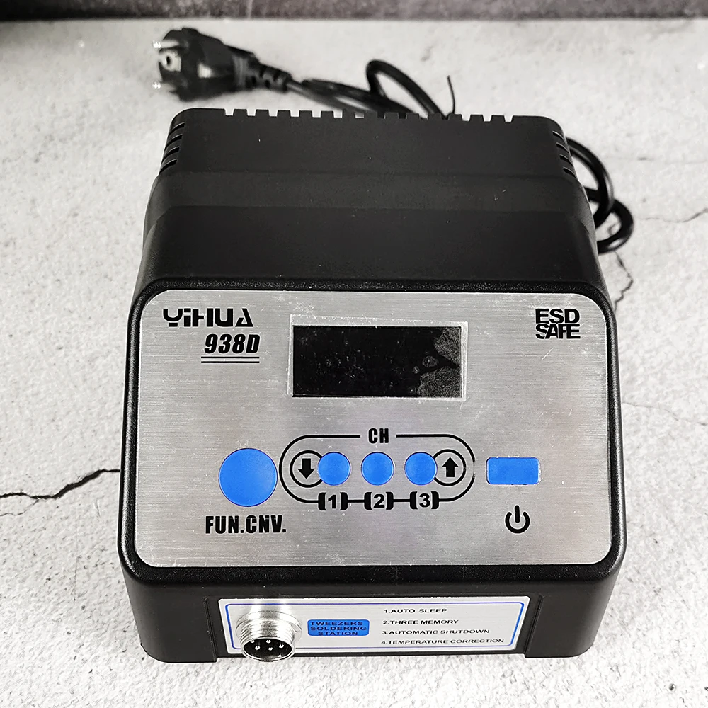 Smd Hot Pincet Soldeerstation Loodvrij 938D Led Display Soldeerbout Handvat Gebruikt In Reparatie Machine Reparatie Rework