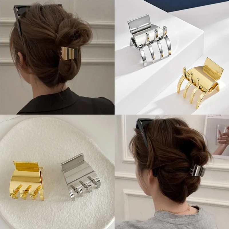 Women Metal clip Hair Claw Elegant Gold Vintage Hair Clips Girls Headband Hairpin Hair Accessories Fashion Headwear Gift