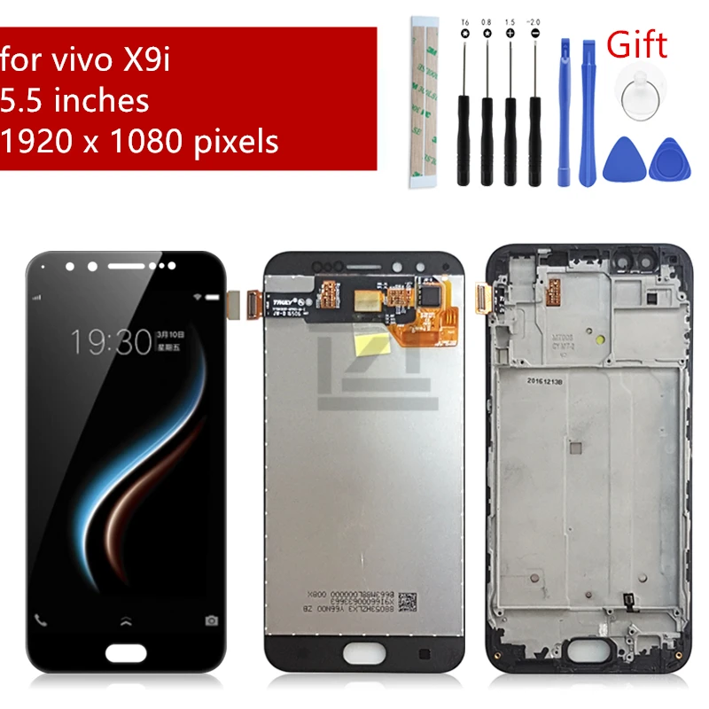 

for vivo x9i LCD display touch screen LCD digitizer assembly with frame lcd panel x9i screen replacement repair parts 5.5"