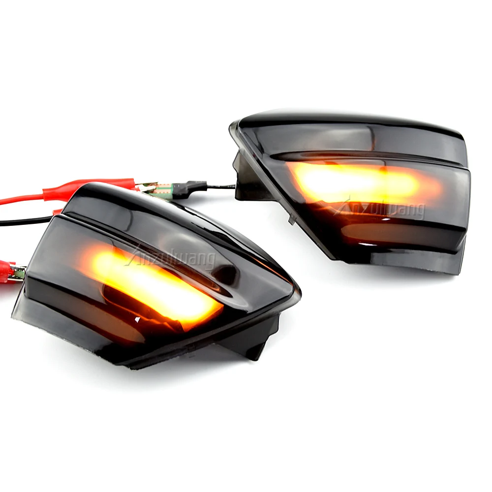 2X LED Dynamic Turn Signal Light Side Mirror Sequential Blinker Indicator Lamp For Ford S-Max 07-14 Kuga C394 08-12 C-Max 11-19