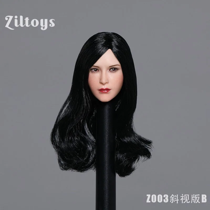 Ziltoys Z003 1/6 Ada Wong Scintillant Droit Tête De Greffe De Cheveux, Sculpte Carimplanté, Fit 12 En effet, Femme Soldat Action Figure, Beurre Corporel