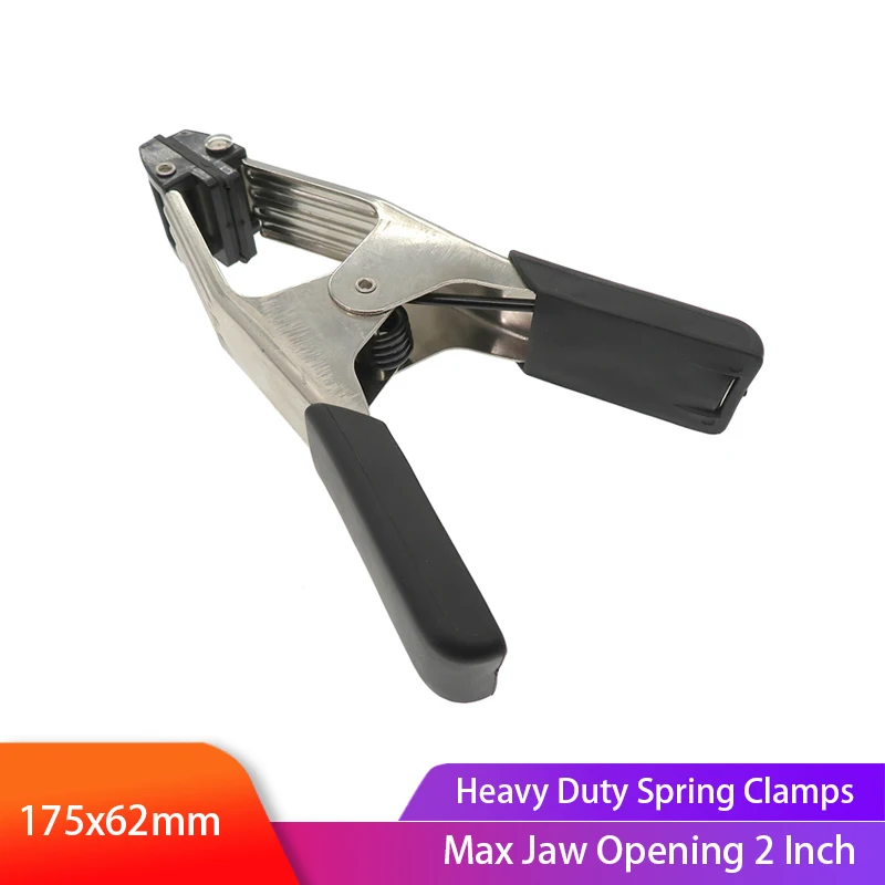 7 Inch Steel Metal  Spring Clamps 175mm Clip Max Jaw Opening 2 Inch Large Super Heavy Duty spring clamp for diy woodworking