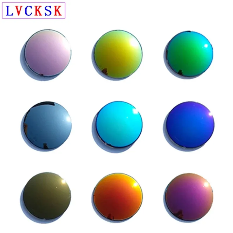 Coated Myopia Polarized Sunglasses Lens Mirror Reflective Prescription Eyeglasses Lenses 0 to -6.0 Customize Diopters