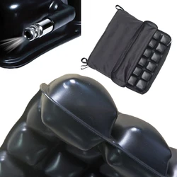 43x43cm Motorcycle Pad Shockproof Comfortable Breathable Passenger Air Seat Cushion Universal Inflatable Cover Mat Accessories