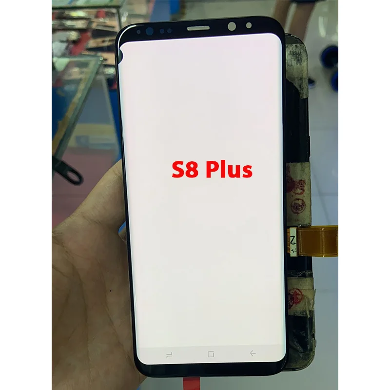 Super Amoled LCD For Samsung Galaxy S8 G950 G950F S8 plus G955fd G955F G955 LCD Display Touch Screen With very small Dead Pixels